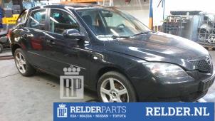 Mazda 3 Sport 1.3i 16V Sloopvoertuig (2005, Zwart)