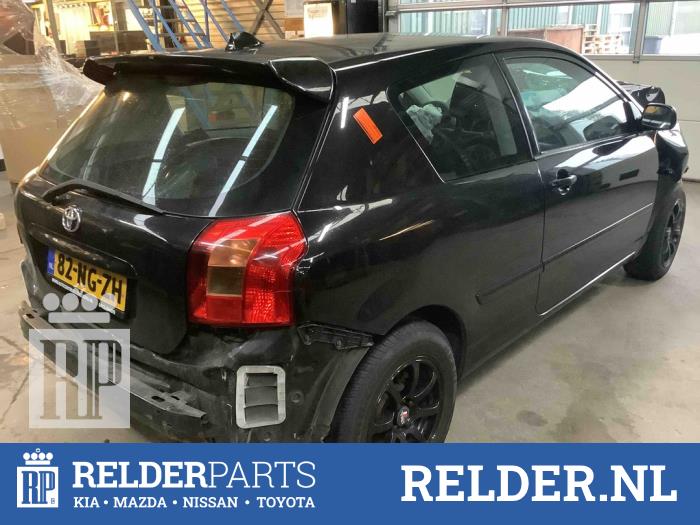 Toyota Corolla 1.6 16V VVT-i Sloopvoertuig (2003, Zwart)