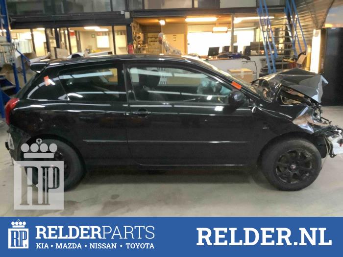 Toyota Corolla 1.6 16V VVT-i Sloopvoertuig (2003, Zwart)