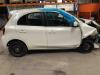 Nissan Micra 1.2 12V Sloopvoertuig (2015, Metallic, Wit)