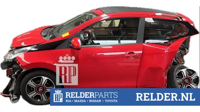 Toyota Aygo 1.0 12V VVT-i Sloopvoertuig (2017, Rood)