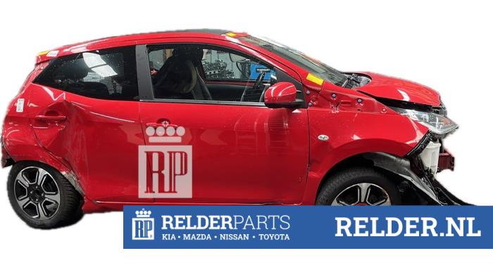 Toyota Aygo 1.0 12V VVT-i Sloopvoertuig (2017, Rood)