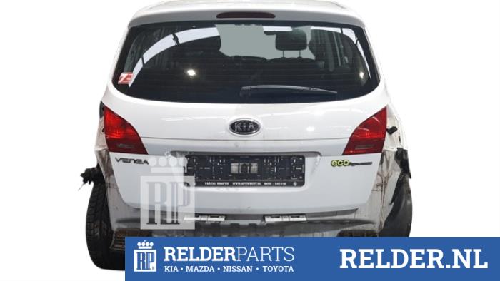 Kia Venga 1.4 CVVT 16V Sloopvoertuig (2011, Wit)