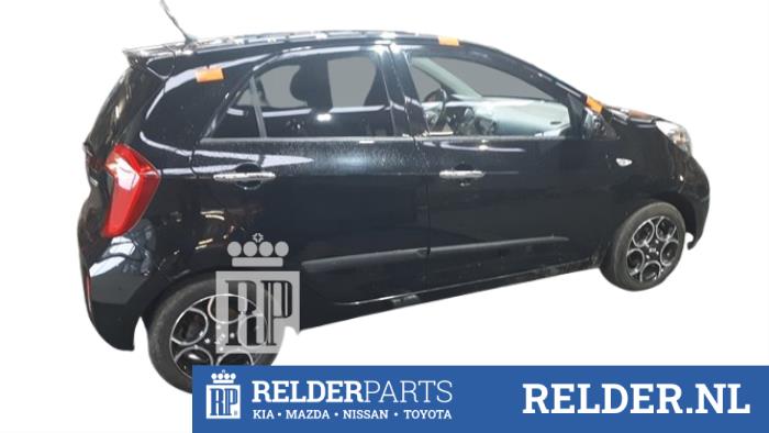 Kia Picanto 1.0 12V Sloopvoertuig (2015, Zwart)