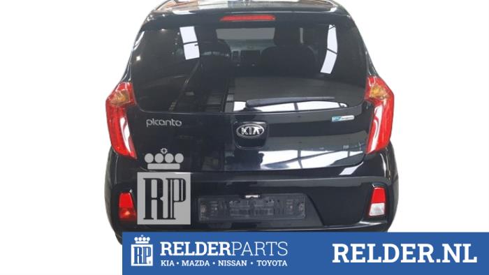 Kia Picanto 1.0 12V Sloopvoertuig (2015, Zwart)