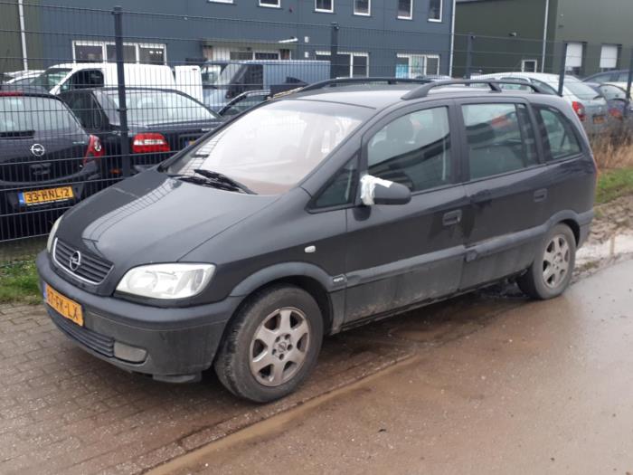 Opel Zafira 1.8 16V Sloopvoertuig (2000, Zwart)