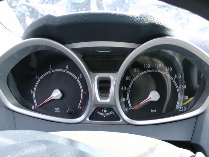 Ford Fiesta 6 1.25 16V Sloopvoertuig (2009, Rood)