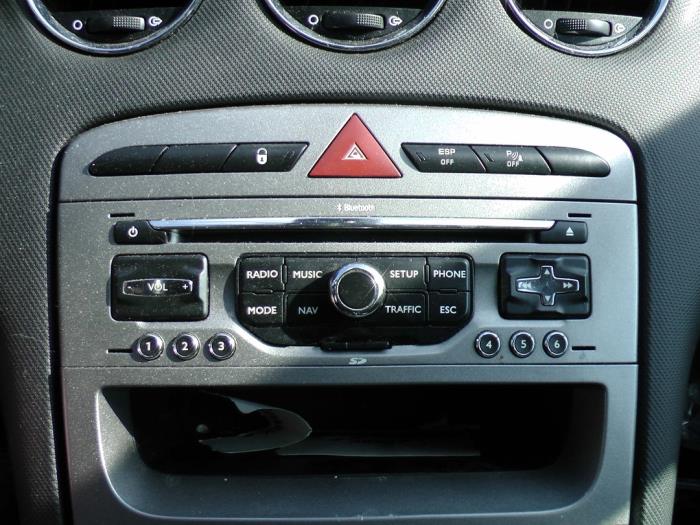 Peugeot 308 1.6 VTI 16V Sloopvoertuig (2010, Zwart)