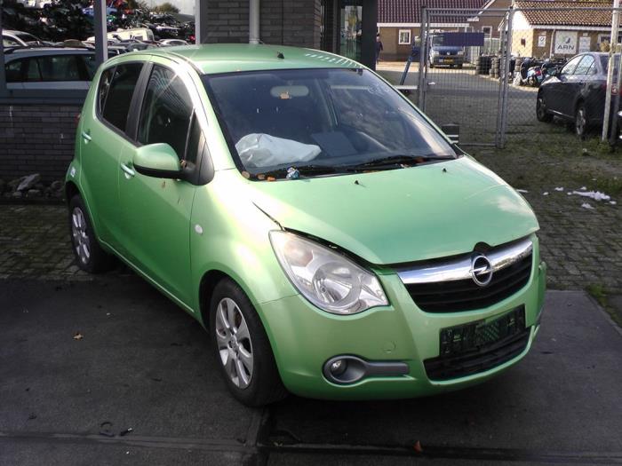 Opel Agila 1.0 12V Sloopvoertuig (2010, Groen)
