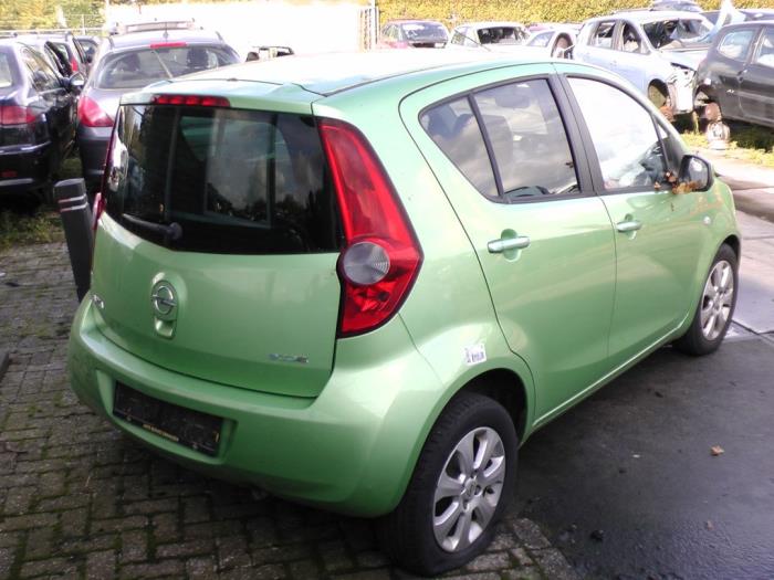 Opel Agila 1.0 12V Sloopvoertuig (2010, Groen)
