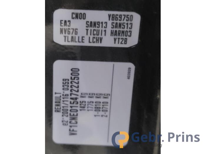 Renault Twingo II 1.5 dCi 90 FAP Sloopvoertuig (2012, Zwart)