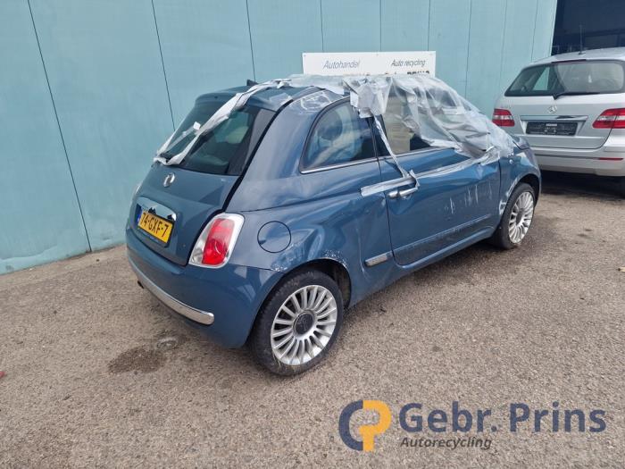 Fiat 500 1.2 Sloopvoertuig (2008, Blauw)
