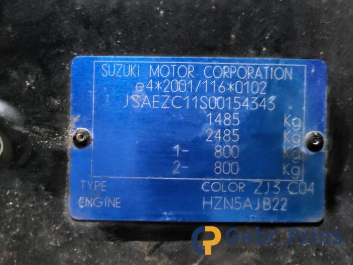 Suzuki Swift 1.3 VVT 16V Sloopvoertuig (2006, Zwart)