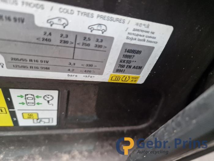 Peugeot 308 1.6 BlueHDi 120 Sloopvoertuig (2015, Grijs)