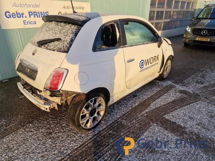 Fiat 500 0.9 TwinAir 80 Sloopvoertuig (2014, Wit)