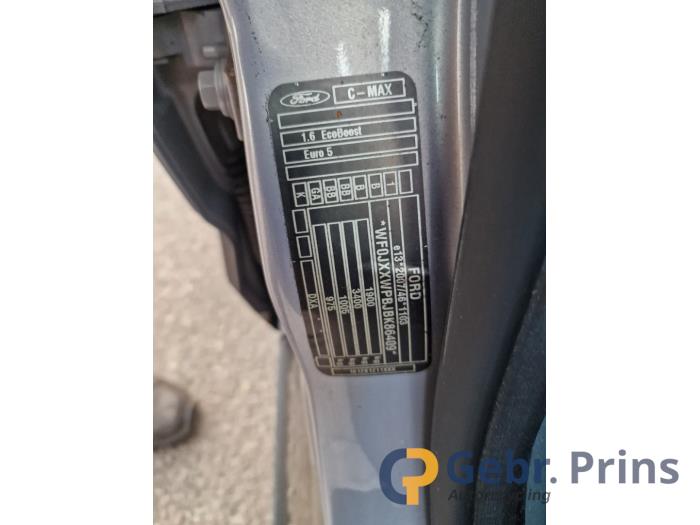 Ford C-Max 1.6 SCTi 16V Sloopvoertuig (2011, Grijs)