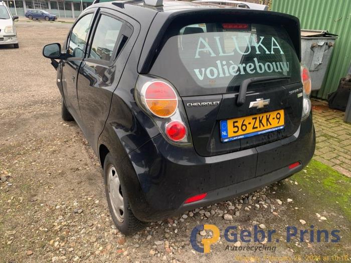 Chevrolet Spark 1.0 16V Bifuel Sloopvoertuig (2012, Zwart)