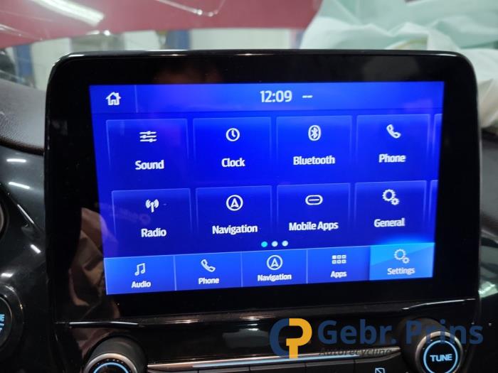 Ford Fiesta 7 1.0 EcoBoost 12V 100 Sloopvoertuig (2019, Rood)