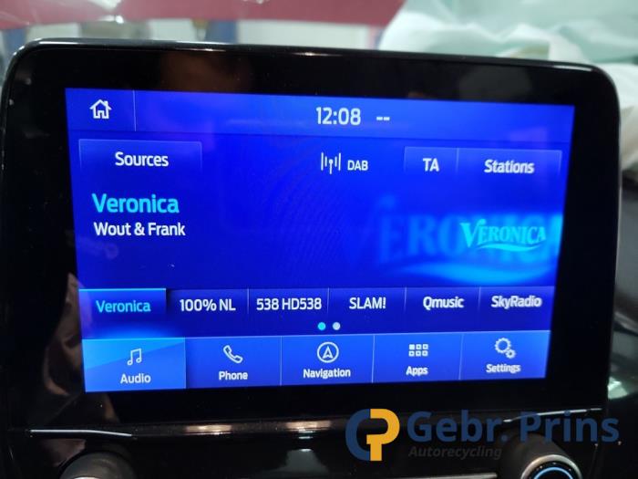 Ford Fiesta 7 1.0 EcoBoost 12V 100 Sloopvoertuig (2019, Rood)