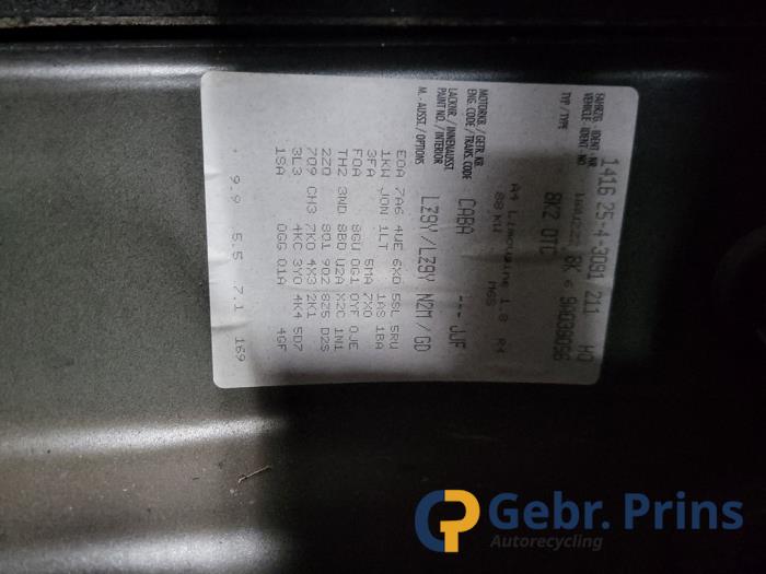 Audi A4 1.8 TFSI 16V Sloopvoertuig (2008, Zwart)