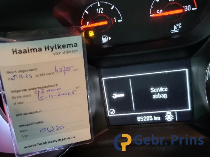 Opel Astra K 1.0 Turbo 12V Sloopvoertuig (2016, Wit)