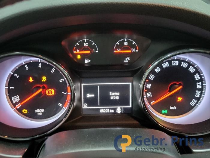 Opel Astra K 1.0 Turbo 12V Sloopvoertuig (2016, Wit)