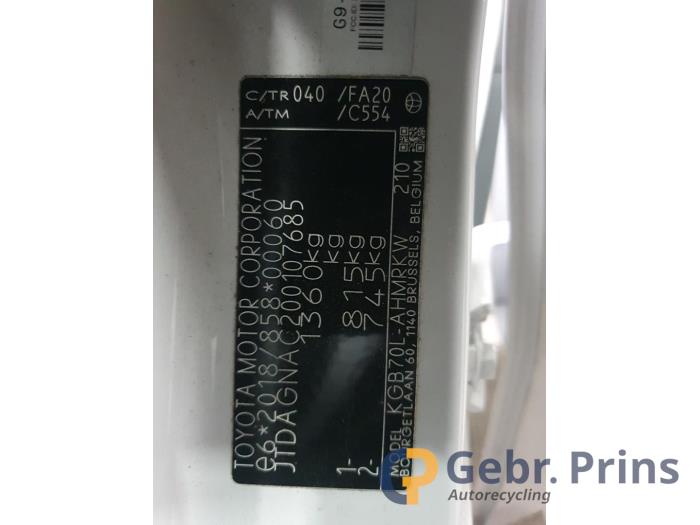 Toyota Aygo X 1.0 12V VVT-i Sloopvoertuig (2023, Wit)