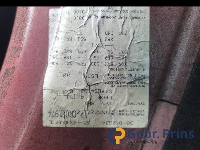 Seat Leon 1.4 TSI 16V Sloopvoertuig (2011, Rood)