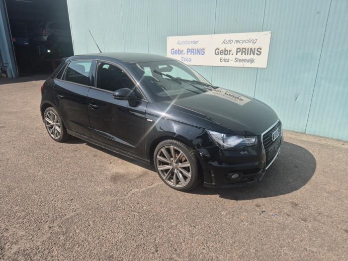 Audi A1 Sportback 1.4 TFSI 16V 122 Sloopvoertuig (2013, Zwart)