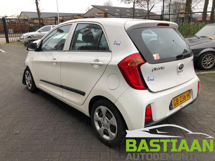 Kia Picanto 1.0 12V Sloopvoertuig (2015, Wit)