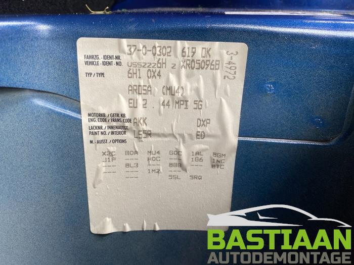 Seat Arosa 1.4 MPi Sloopvoertuig (1999, Blauw)