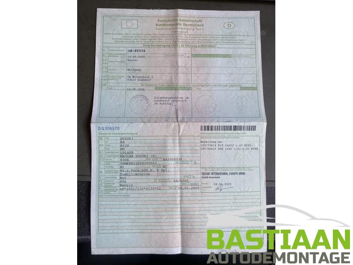 Opel Astra G 1.6 Sloopvoertuig (1999, Groen)