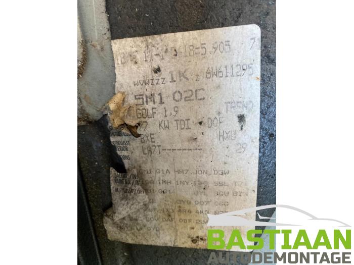 Volkswagen Golf Plus 1.9 TDI 105 Sloopvoertuig (2011, Grijs)