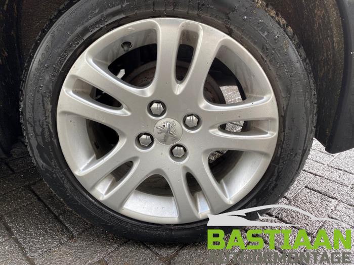 Peugeot 207/207+ 1.4 16V VTi Sloopvoertuig (2009, Zwart)