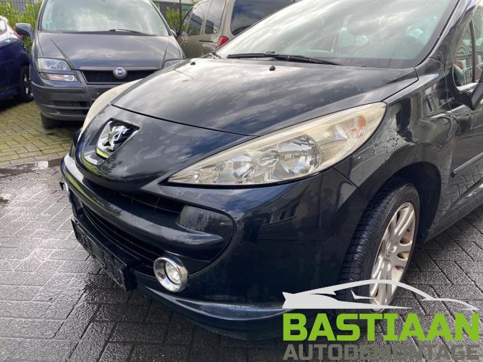 Peugeot 207/207+ 1.4 16V VTi Sloopvoertuig (2009, Zwart)
