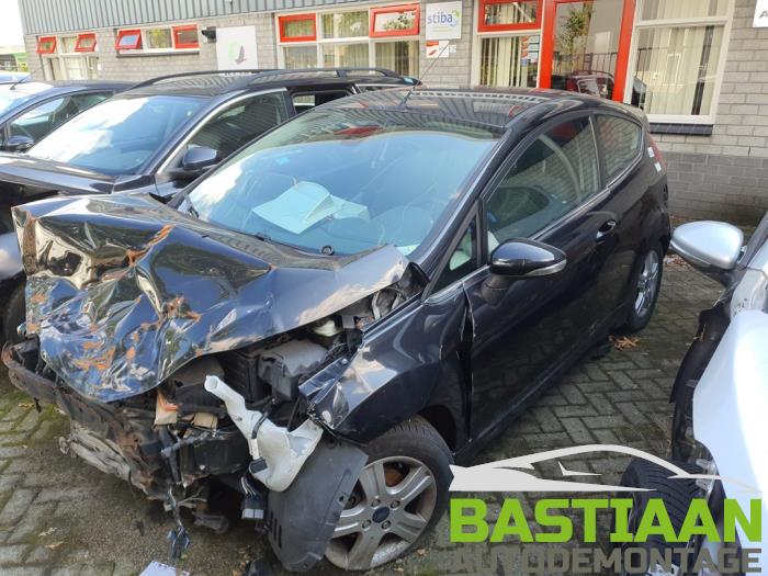 Ford Fiesta 6 1.6 TDCi 16V ECOnetic Sloopvoertuig (2012, Zwart)