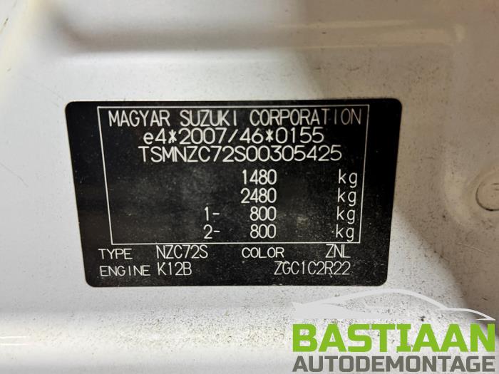 Suzuki Swift 1.2 16V Sloopvoertuig (2013, Wit)