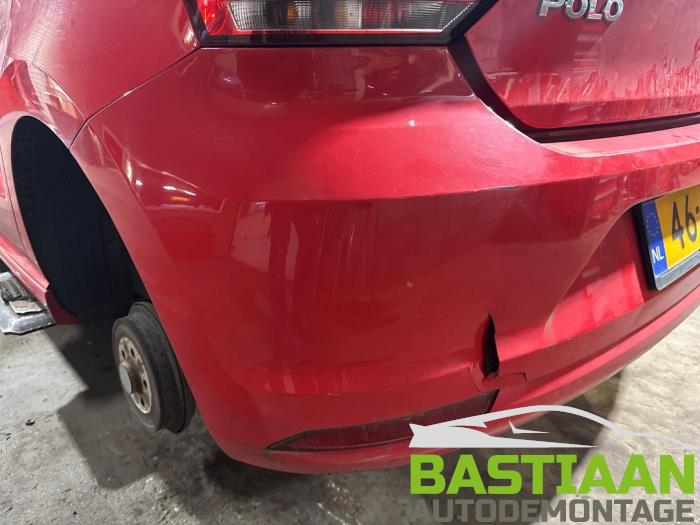 Volkswagen Polo V 1.2 TDI 12V BlueMotion Sloopvoertuig (2011, Rood)