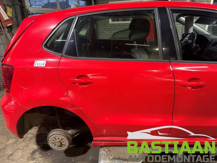 Volkswagen Polo V 1.2 TDI 12V BlueMotion Sloopvoertuig (2011, Rood)