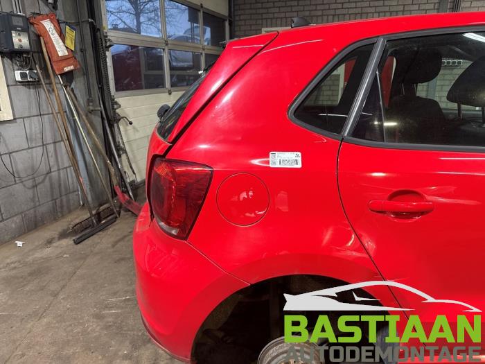 Volkswagen Polo V 1.2 TDI 12V BlueMotion Sloopvoertuig (2011, Rood)