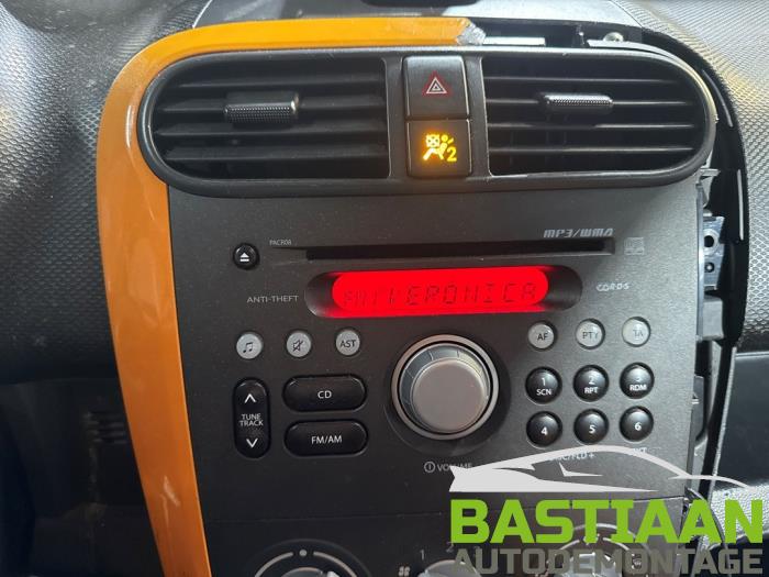 Opel Agila 1.0 12V Sloopvoertuig (2008, Zwart)