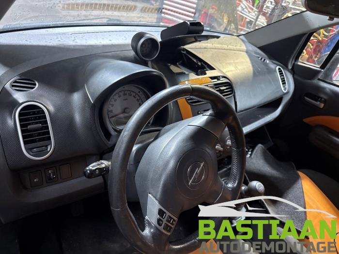 Opel Agila 1.0 12V Sloopvoertuig (2008, Zwart)