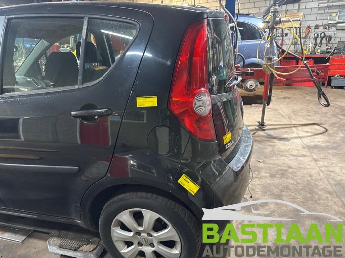 Opel Agila 1.0 12V Sloopvoertuig (2008, Zwart)