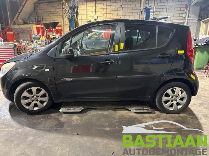 Opel Agila 1.0 12V Sloopvoertuig (2008, Zwart)