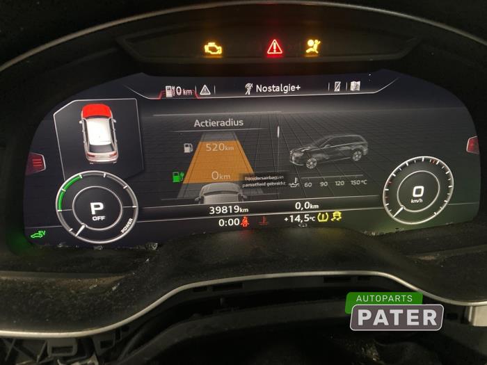 Audi Q7 3.0 TDI V6 24V e-tron plug-in hybrid Sloopvoertuig (2018, Zwart)