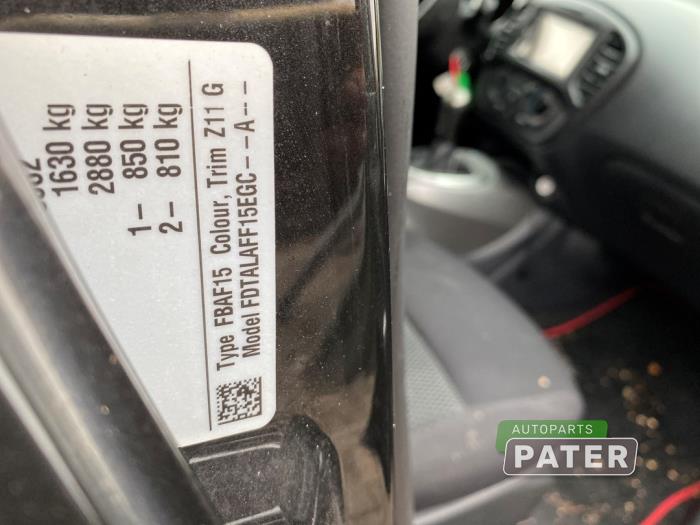 Nissan Juke 1.6 16V Sloopvoertuig (2014, Zwart)