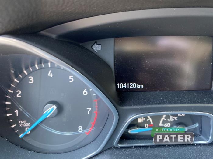 Ford Focus 3 1.0 Ti-VCT EcoBoost 12V 100 Sloopvoertuig (2017, Zwart)