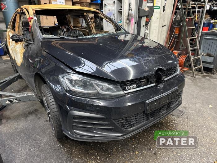 Volkswagen Golf VII 2.0 GTD 16V Sloopvoertuig (2018, Zwart)