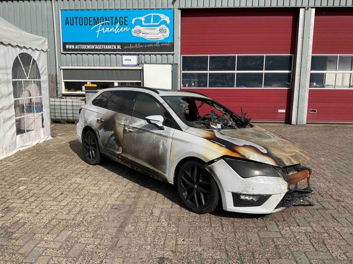 Seat Leon ST 2.0 TDI FR 16V Sloopvoertuig (2014, Wit)