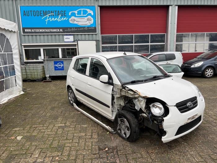 Kia Picanto 1.0 12V Sloopvoertuig (2011, Wit)
